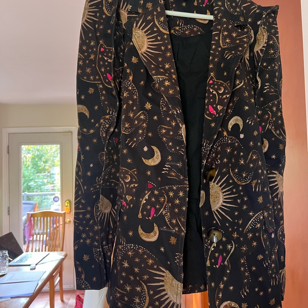 FARM RIO Black and Gold Women's Jacket